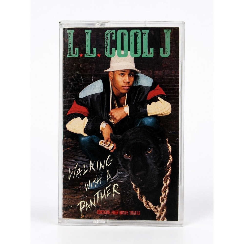 LL Cool J Walking With a Panther Cassette Tape 1989 Def Jam CBS Bonus Tracks